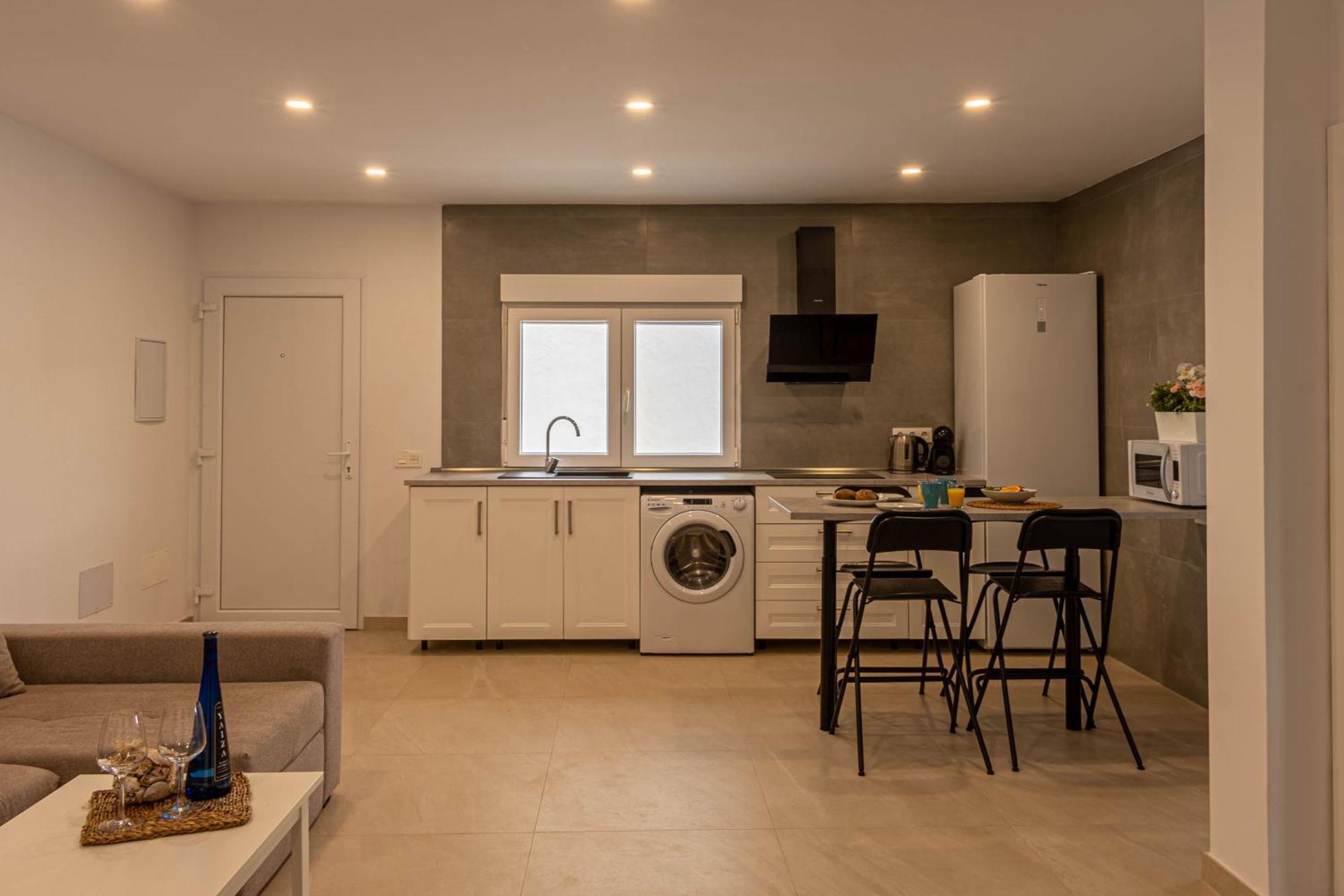 Kiposhi Beach Apartments Punta Mujeres อาริอา ภายนอก รูปภาพ